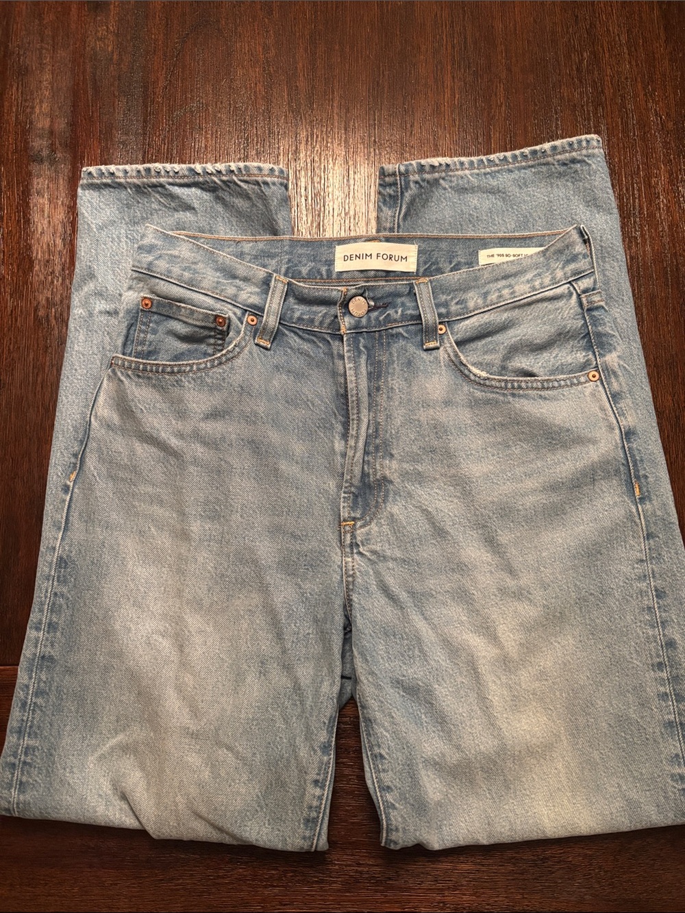 Denim Forum High-Rise Light Blue Women's Jeans